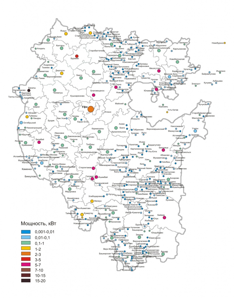 Цифровое вещание карта